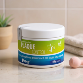 Vetfood Plaque Control - Suplemento para prevenção do tártaro 60gr
